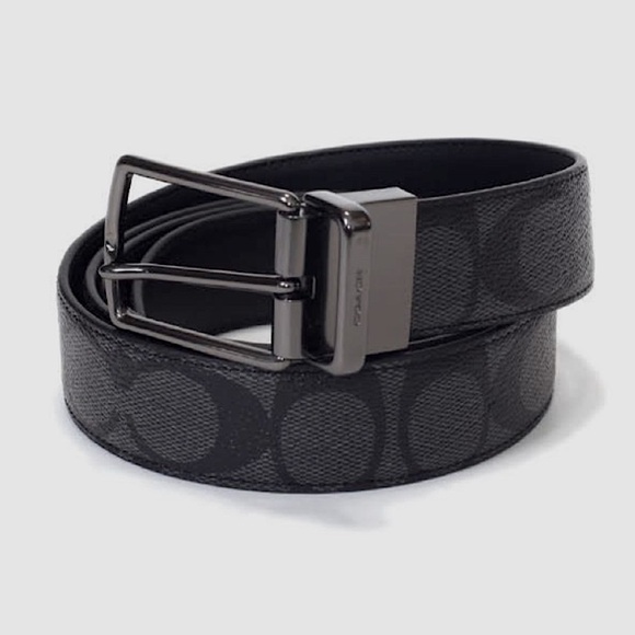 Coach Harness Buckle Reversible cut to size belt - Picture 2 of 14